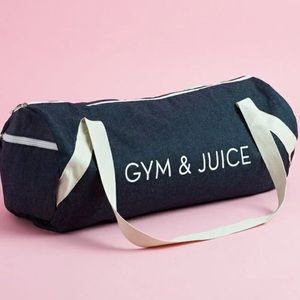 Denim Gym & Juice Duffle Bag
